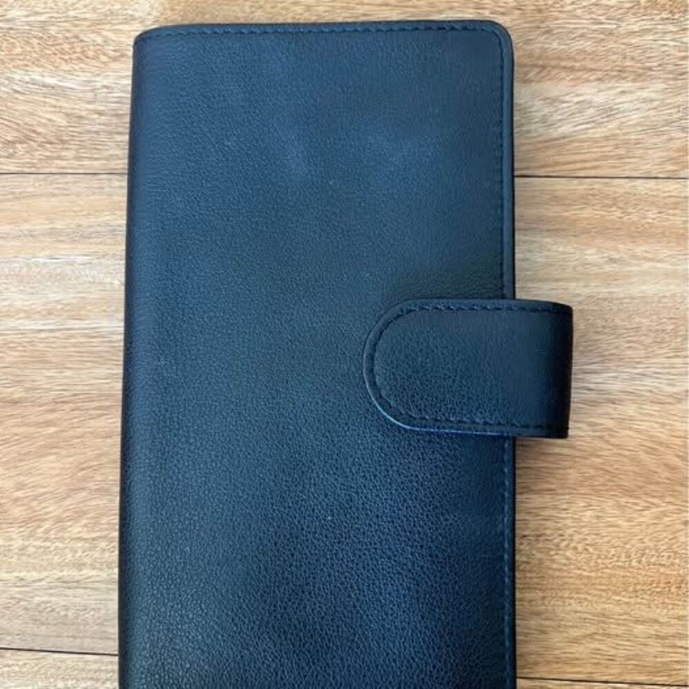 Van Der Spek VDS Touch Me Codex - Nero Black Leather - Hobonichi Weeks